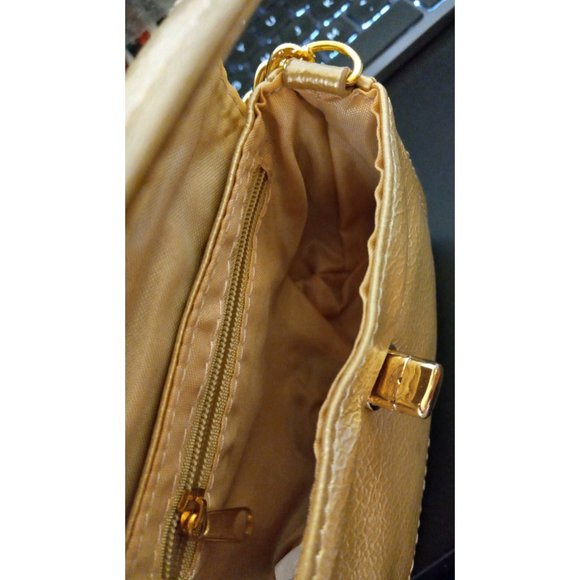 Gold Shimmer Cell Phone Bag by Lori Greiner NEW - Picture 4 of 4